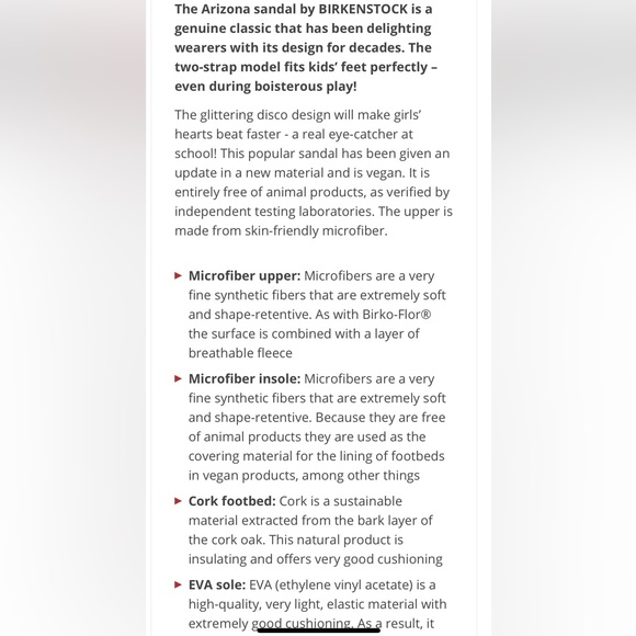 Birkenstock Arizona Vegan Leather Microfibre Flashy Halogen Pink size 13/13.5 - Picture 7 of 16